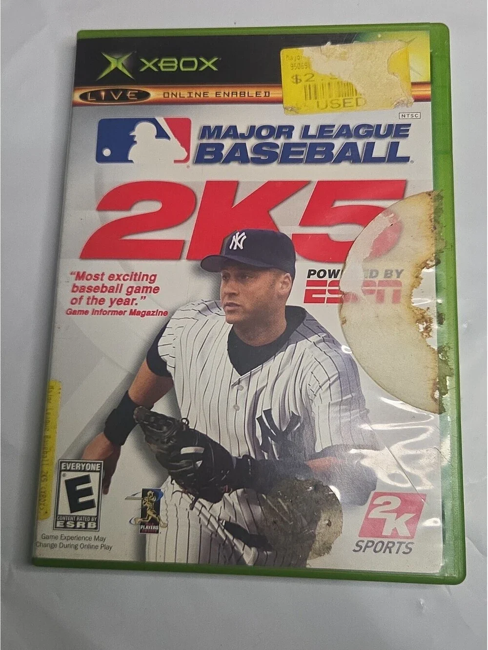 Major League Baseball 2K5 (Microsoft Xbox, 2005) Tested No MANUAL
